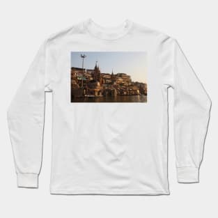 Varanesi, The Ghats. Long Sleeve T-Shirt